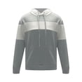 thumbnail image 6 of Atogsazn Men's Oversized Hoodies Casual Pullover Colorblock Long Sleeve Hooded Sweatshirt Fleece Fall Winter Clothes C-Gray M on Clearance, 6 of 8