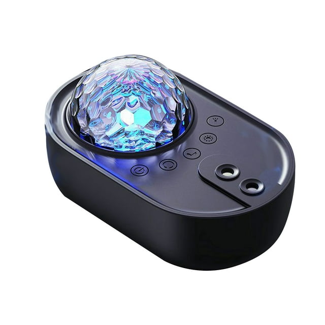 Yeacher Space Ship Projection Light with Remote Control Colourful Light Music Projection Star Lamp for