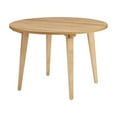 thumbnail image 5 of Walker Edison 45" Japandi Round Dining Table, English Ash, 5 of 10