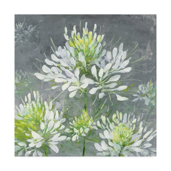 Trademark Fine Art 'Farmhouse Cleome I' Canvas Art by Julia Purinton