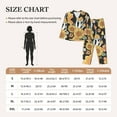 thumbnail image 5 of Uemuo Mushrooms Honeycomb Pattern Womens Pajama Sets,PJ Set for Women,Pajamas for Women Logo,Long Sleeve Pajama Set for Women,Soft Long Sleeve Top With Pants-X-Large, 5 of 9