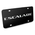 thumbnail image 2 of Cadillac Escalade 3D Nameplate Logo Black Stainless Steel License Plate, 2 of 5