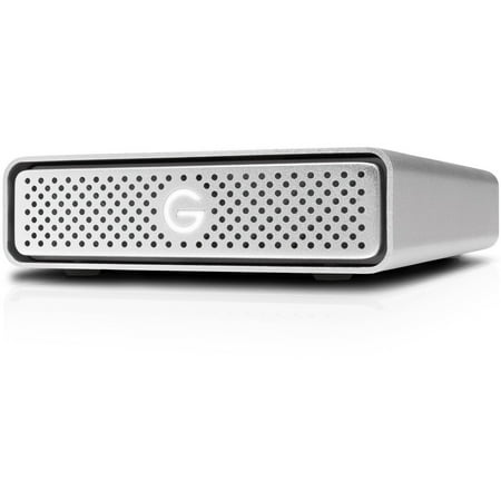 G-Technology - G-DRIVE USB-C 4TB Desktop Hard Drive - Silver