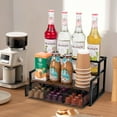 thumbnail image 3 of Wetheny Coffee Syrup Organizer for Coffee Bar, 3-Tier Coffee Station Organizer with K Cup Storage Basket for Countertop, Coffee Pod Organizer Coffee Accessories and Organizer, 3 of 8