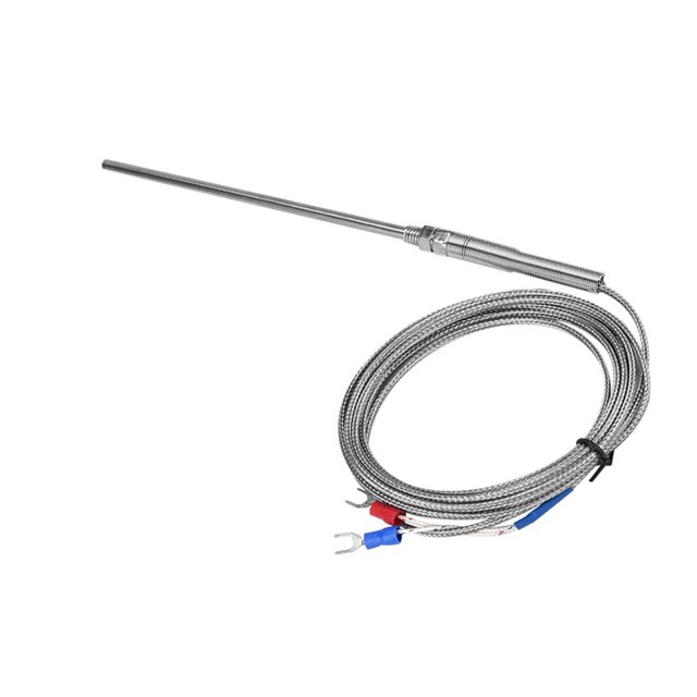 Probación De Termopar Tipo K, Controlador De Temperatura De Alambre Del Sensor De Acero Inoxidable De 150 Mm, 0-400 Grados Celsius, Hilo M8