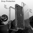 thumbnail image 6 of JETech Glitter Case for iPhone XR, 6.1-Inch, Bling Sparkle Shockproof Phone Bumper Cover, Cute Sparkly for Women and Girls (Black), 6 of 7