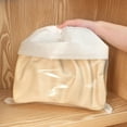 thumbnail image 2 of Practical Moistureproof Storage Bag Dustproof Drawstring Non Woven Fabric Clothes Storage Bag for Home-White,30cm, 2 of 8