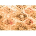 thumbnail image 1 of Ahgly Company Indoor Rectangle Abstract Orange Contemporary Area Rugs, 2' x 5', 1 of 1