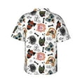 thumbnail image 3 of Picia Hip Hop Dog Gentle Cotton Regular Fit Short Sleeve Casual Hawaiian Shirt for Men-Small, 3 of 9