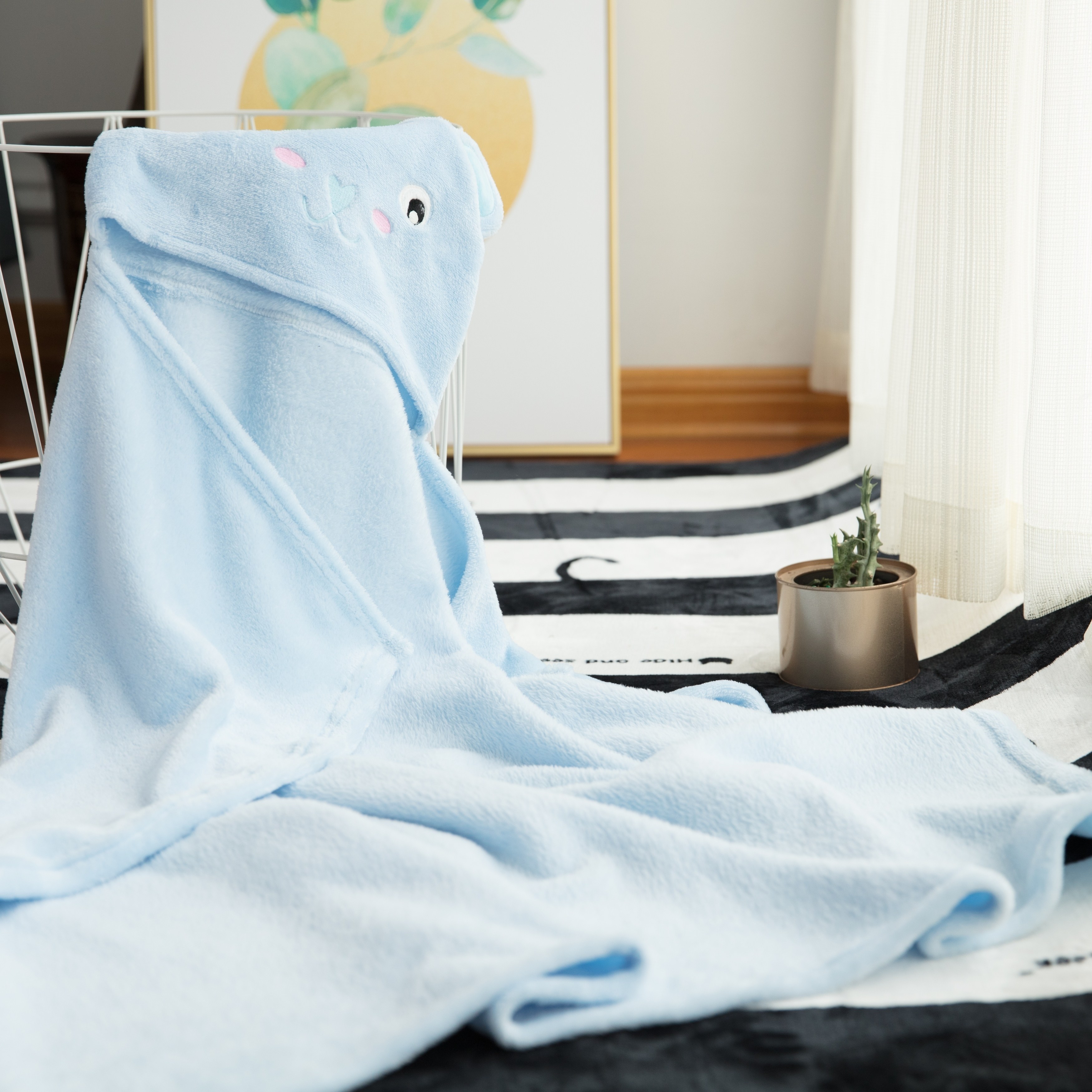 flannel towel for babies