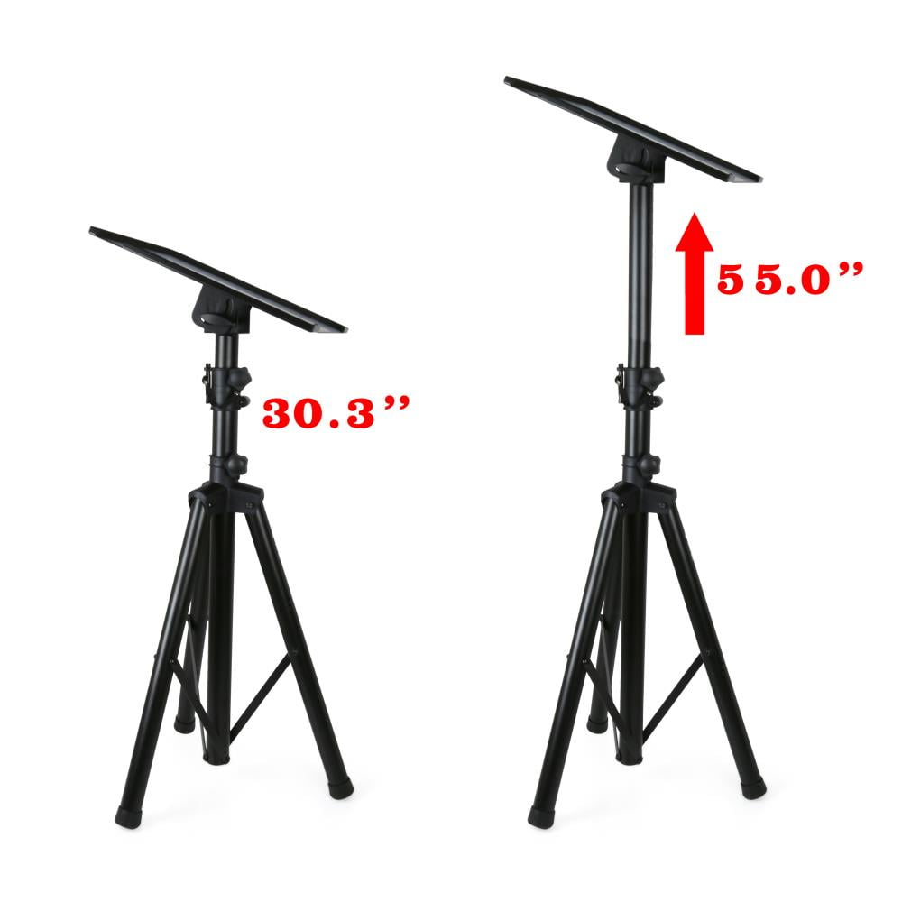 PYLE PLPTS7 - Universal Device Stand - Height Adjustable Tripod Mount (For Projector, Laptop, Notebook, Mixer, DJ Equipment)