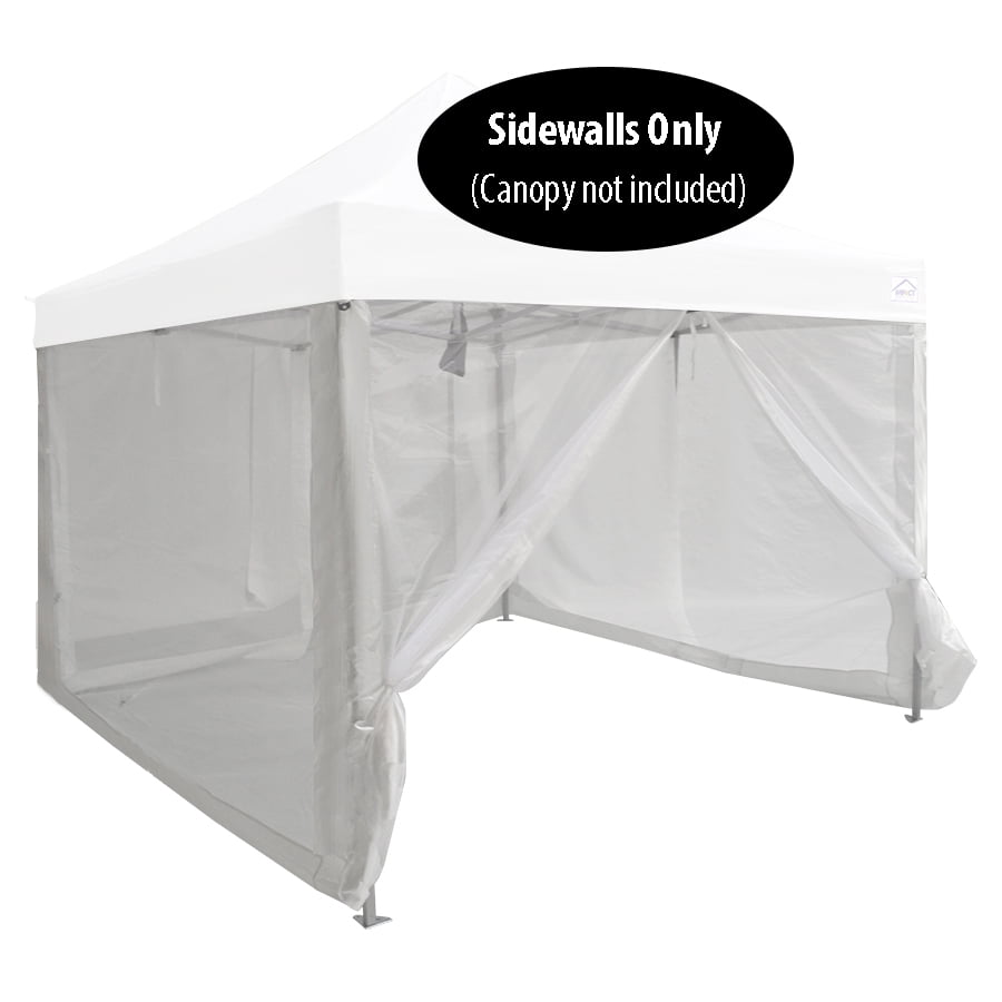 Impact Canopy Zippered Mesh Sidewall Panels For 10 X 10 Canopy Tent Walmart Com Walmart Com