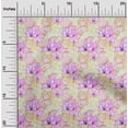 thumbnail image 2 of oneOone Cotton Silk Purple Fabric Leaves & Clover Fabric For Sewing Printed Craft Fabric By The Yard 42 Inch Wide, 2 of 6