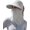 Light Gray, variant on 3-in-1 Wide Brim Sun Hat Visor for Women, Detachable Face & Neck Shield, UPF 50+ Cooling Fabric, Ponytail Friendly, Dark Grey