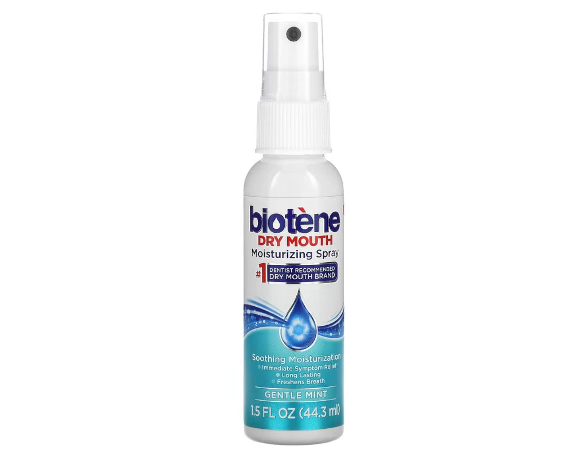 Biotene Moisturizing Gentle Mint Mouth Spray 1.5 Oz Pack Of 6.
