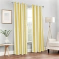 thumbnail image 7 of Blackout Curtains Blackout for Bedroom & Living Room, 84" Length Striped Seamless Pattern Room Darkening Curtains Grommet Window Curtains Privacy Protect Room Darkening Curtain, 7 of 7