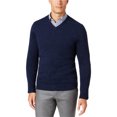 thumbnail image 1 of Suéter de punto de cachemir para hombre Club Room, azul, extragrande, 1 of 1