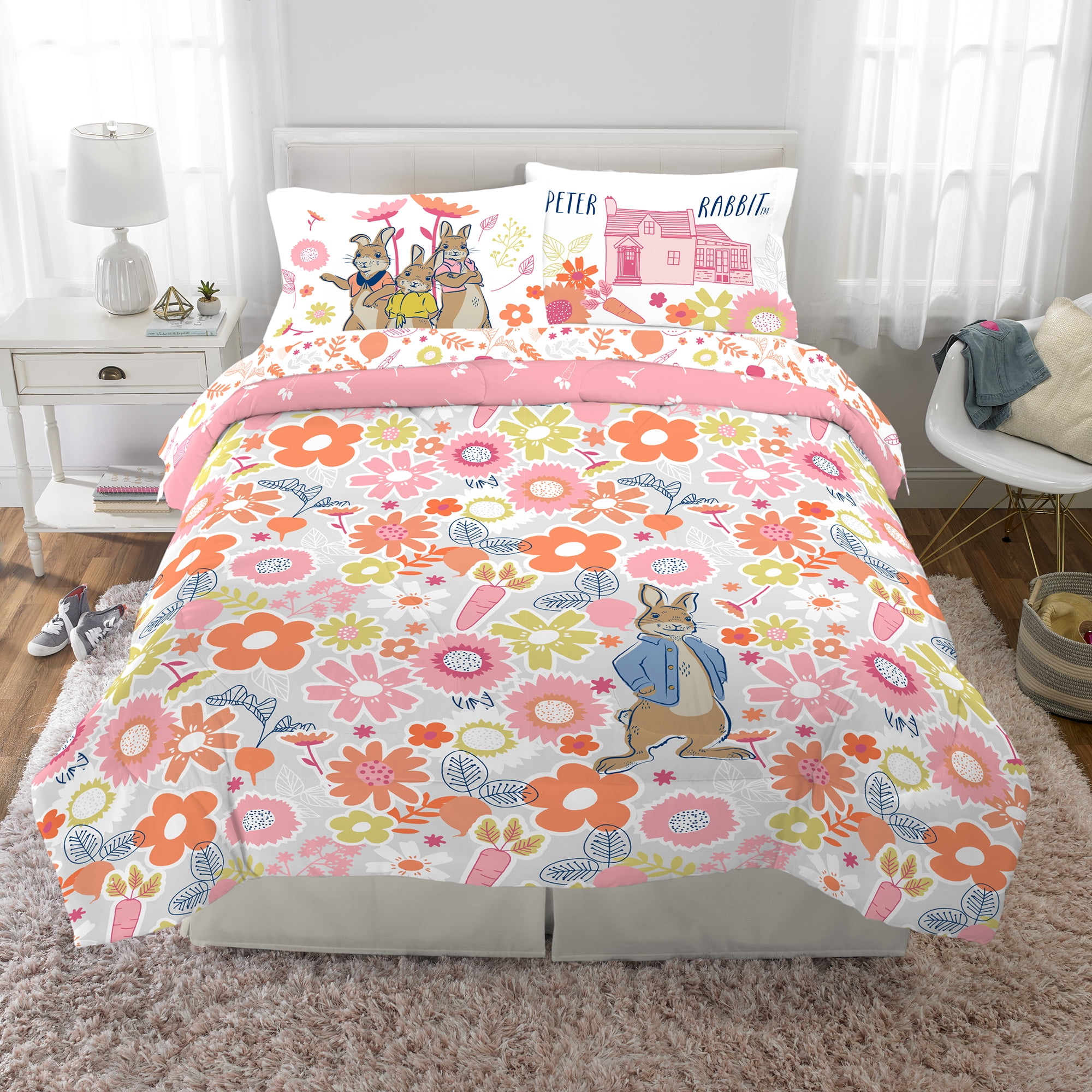 pink peter rabbit comforter