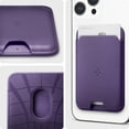 thumbnail image 3 of Tarjetero Spigen para iPhone 17/12 MagSafe Wallet, color morado, 3 of 8