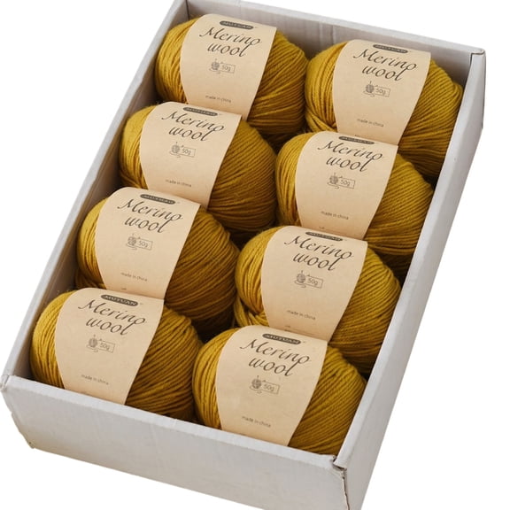 Hand Knitting Yarn with Merino Wool, Soft Premium Weaving Yarn for Knitting Needles Crochet Hooks, for Sweaters Scarves Blankets DIY Crafts Projects