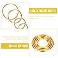 thumbnail image 3 of 8pcs Nose Rings Hoops Nose Piercing Hoops Nose Piercings Nose Jewelries, 3 of 8