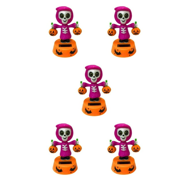 Wosthever Coche de baile de Navidad y Halloween, adorable y adorable con energía Solar de varios estilos, regalos de decoración para el hogar, Type8 NO8 Wosthever CBP095467