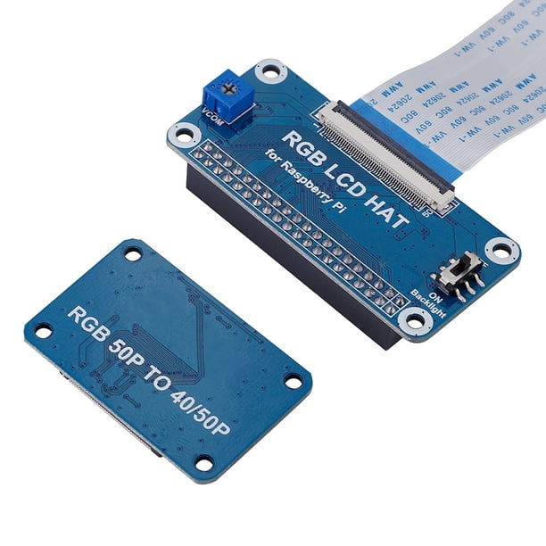 Placa Controladora LCD Para Raspberry Pi RGB Kit DPI De 50 Pines A 40 Pines