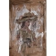 thumbnail image 2 of Wiley, Marta 17x24 Black Ornate Wood Framed with Double Matting Museum Art Print Titled - Sepia, Figure, 2 of 4