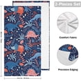 thumbnail image 2 of GZHJMY Dinosaur Soft Hand Towels, 2 Pcs Absorbent Bath Towel Decorative Fingertip Towels for Bathroom Gym Spa Hotel Beach Swimming Pool,14.4"x 28.3", 2 of 7