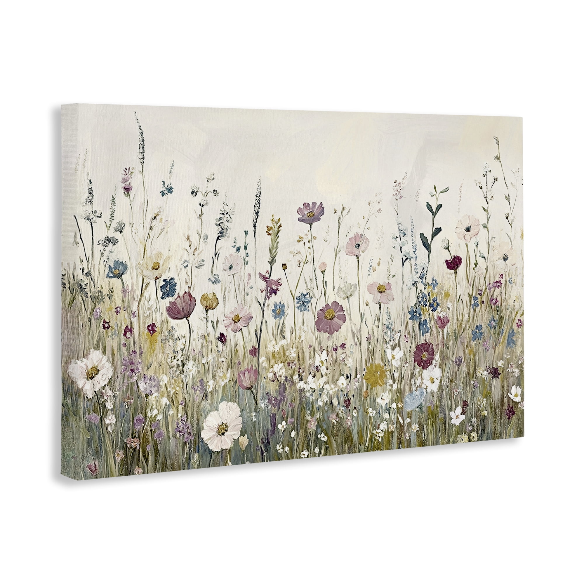 Stupell Industries Spring Blooms Pastoral Meadow Canvas Wall Art, design by Kim Allen