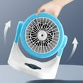 thumbnail image 5 of Mini Spray Fan Air Conditioner Fan Mini Colorful Lights USB Fan Spray Humidify Portable Rechargeable Low Noise Misting Fan for Bedroom,Office,Living Room, 5 of 9