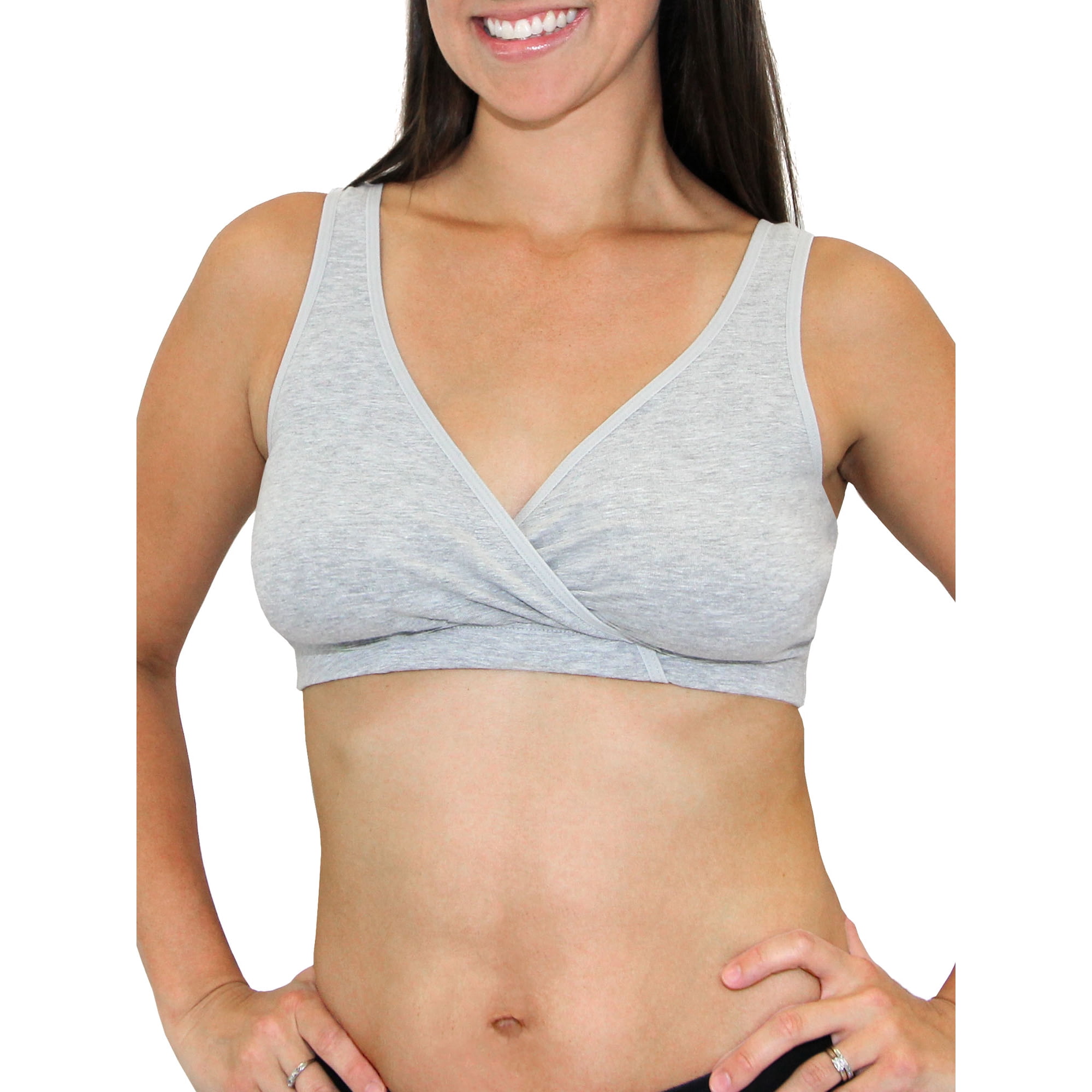 Loving Moments By Leading Lady Maternity To Nursing Cotton Sleep Bra, Style L316
