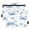 Marine organisms, variant on 2 Pack Flip Folders with Clear PVC Window Binder Pouches 3-Ring Binder Organizer for Office & Home Bears Are Eating Honey