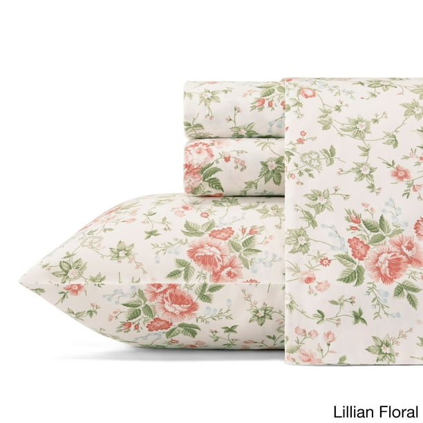 Laura Ashley 300 Thread Count Cotton Sheet Set