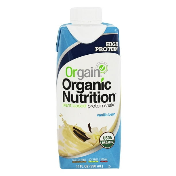 Orgain Organic Vegan Protein Shake, Vanilla, 16g Protein, 12 Ct