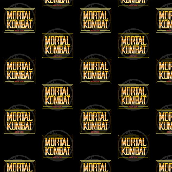 Mortal Kombat Insert Coin Premium Roll Gift Wrap Wrapping Paper