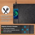 thumbnail image 3 of Heated Desk Mouse Pad Mat - Wireless Charging 15W Large Warm Mouse Pad. NEW!!!!, 3 of 6