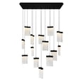thumbnail image 1 of Lava Integrated LED Black Chandelier, 1 of 3