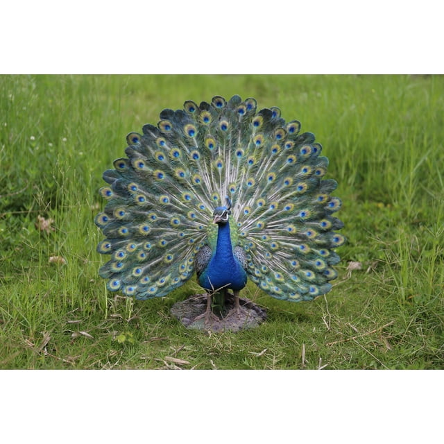 Animal Statue Peacock Figure Statue Garden Statue,Garden Decoration, Home Decor, Indoor/Outdoor