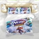 thumbnail image 5 of Nerf Conjunto de sábanas temático, trío de piezas, cómodo y amigable con la piel, diseño único, regalo de decoración para el hogar para familiares, amigos y fans,135cm *200cm, 5 of 6