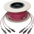thumbnail image 4 of Tripp Lite 24-Fiber MTP MPO OM4 Base-8 MMF Trunk Cable 40/100GbE 3X, 61M, 4 of 7