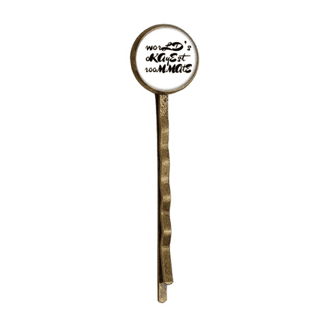 Copain de Chambre le Plus Correct du Monde Graduation Saison Rétro Cheveux en Métal Bobby Pin Headwear