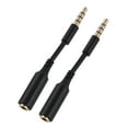 thumbnail image 2 of MIANGASTORE 2PCS 3.5mm Stereo Audio Male to Female Extension Cables Earphone Extension Lines for Phone Tablet Media Player, 2 of 8