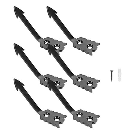 6-Pack European Deer Skull Mount Hanger Euro Wall Mount Skull Hanger for Deer Head and Other Smaller Skulls European Mount Skull Hanger Deer Head Mount with Easy Install Kit for Indoor Outdoor