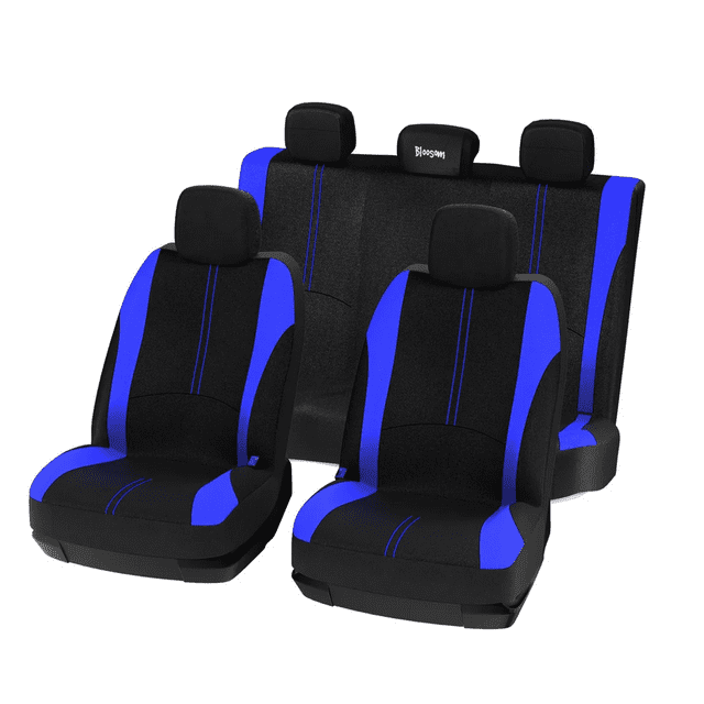 Funda Bloosom Universal Para Asiento De Automóvil 10 Piezas Azul