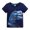 Navy, variant on KAUOD Toddler Boys Girls T-Shirt Breathable Short Sleeve Top with Dinosaur Print Summer Graphic Tees Crewneck Casual Clothes