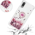 thumbnail image 5 of Samsung Galaxy A02/Galaxy M02 Case with Creativity Clear Quicksand Glitter Flowing Liquid Floating Soft TPU Case w/Stand Bling Diamond Sparkle Phone Cover for Samsung Galaxy A02  Rose Gold, 5 of 14