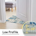 thumbnail image 6 of Moynesa 2'x3' Modern Abstract Area Rug,Blue Washable Small Front Door Rug for Entryway Mat Contemporary Faux Wool Non-Slip Soft Floor Indoor Carpet for Living Room Kitchen Bathroom RV, 6 of 7