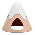 thumbnail image 1 of Snow Mountain Shape Hamster House Landscaping Guinea Pig Hideout for Hamster Guinea Pig Chinchilla Small Animals Pink, 1 of 2