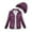 Purple, variant on HANXIULIN Women's Winter Thin and Light Down Coat Casual Down Coat Slim Quilted Jacket With Detachable Hat Black 2XL